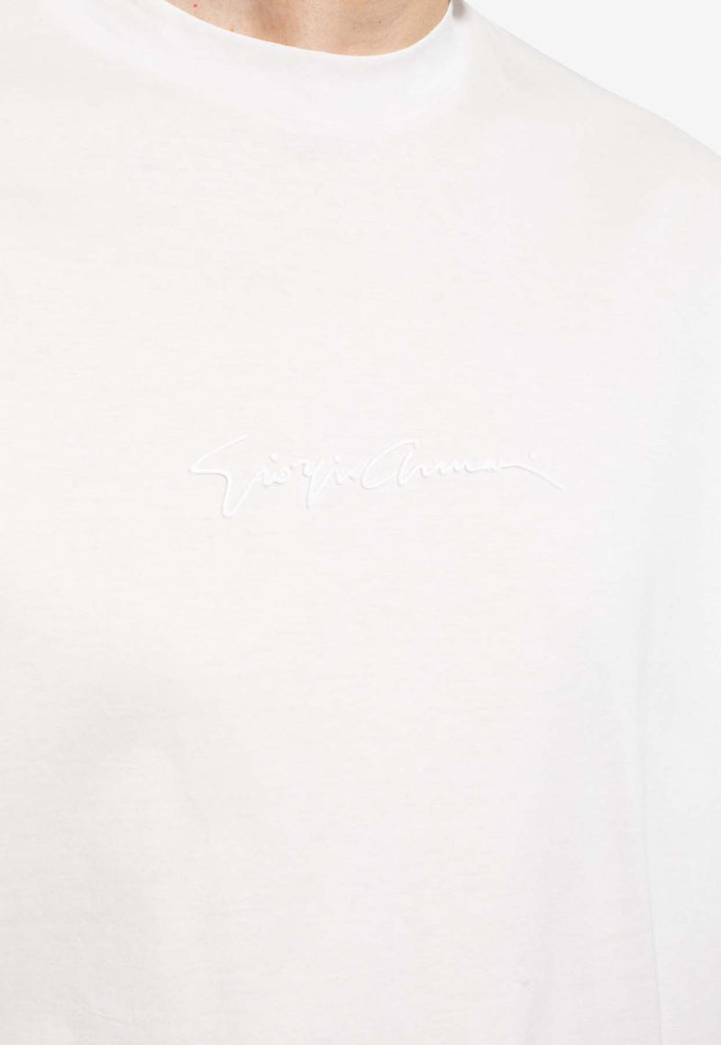Giorgio Armani Logo-Detail Short Sleeved Crewneck T-shirt 6LST65 SJM1Z-U1AX