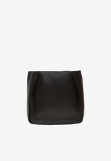 Stella McCartney Perforated Logo Shoulder Bag Black 700073 W8542-1000