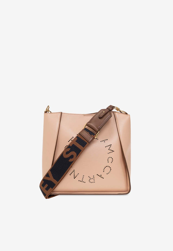 Stella McCartney Perforated Logo Shoulder Bag Pink 700073 W8542-6802