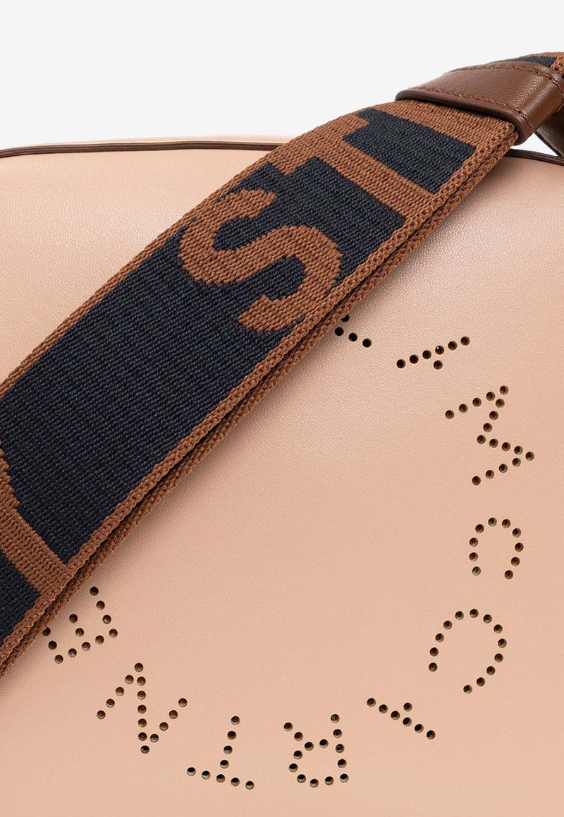 Stella McCartney Mini Perforated Logo Crossbody Bag Pink 700266 W8542-6802