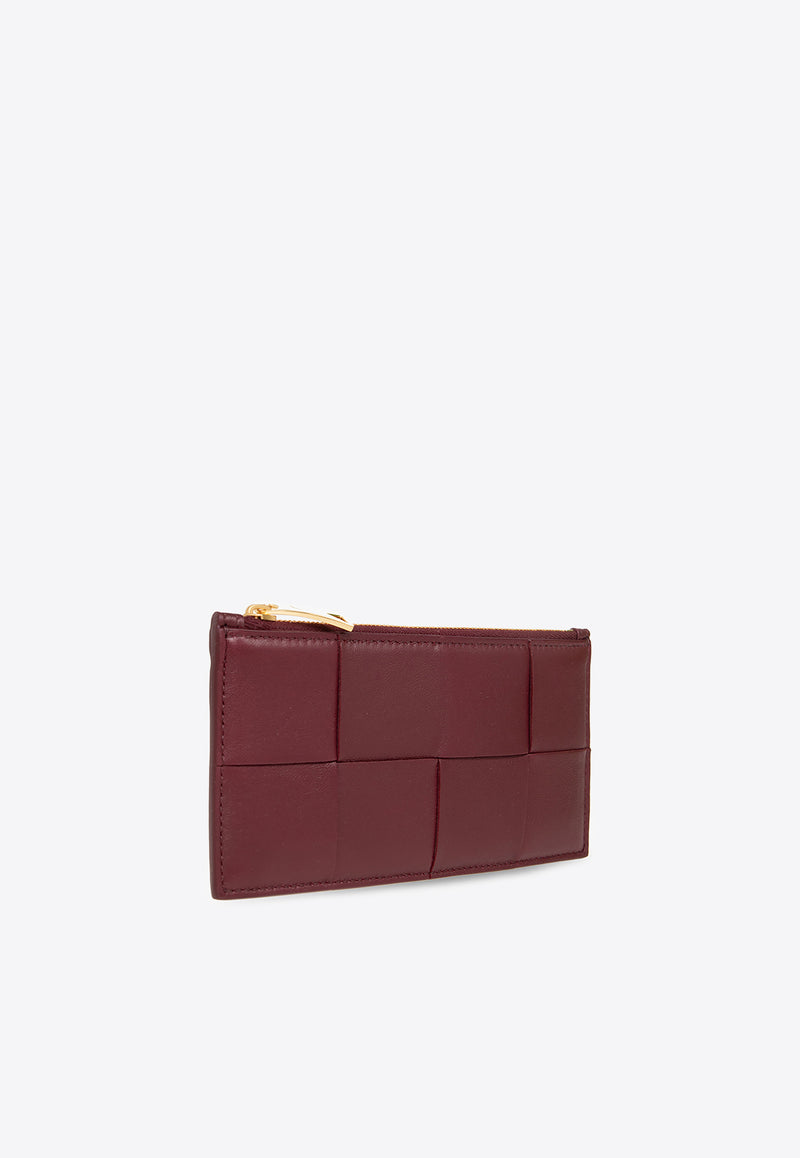 Bottega Veneta Intreccio Leather Cardholder 708593 VCQC4-6208