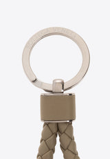 Bottega Veneta Intreccio Leather Key Ring 709727 VMAY1-1511