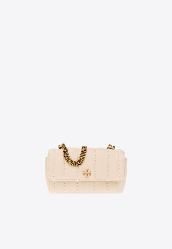 Tory Burch Mini Kira Quilted Leather Crossbody Bag Cream 142567 0-724