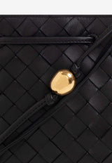 Bottega Veneta Small Intrecciato Leather Bucket Bag Black 717432 VCPP3-8425