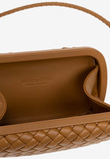 Bottega Veneta Knot Padded Intrecciato Leather Shoulder Bag Camel 717623 V01D1-2545