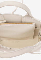 Bottega Veneta Candy Arco Intrecciato Leather Tote Bag White 729029 VCP11-9009