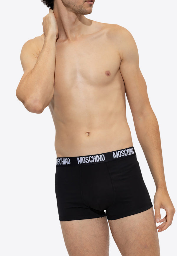 Moschino Logo Band Boxers - Set of 2 Black 2221 A4771 8136-0555