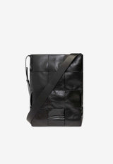 Bottega Veneta Arco Intreccio Slouchy Leather Crossbody Bags Dark Green 729551 VCQ71-3009