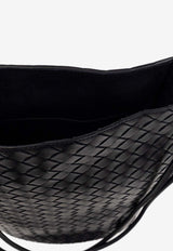 Bottega Veneta Medium Knot Intrecciato Leather Bucket Bag Space 730715 V2E40-8838