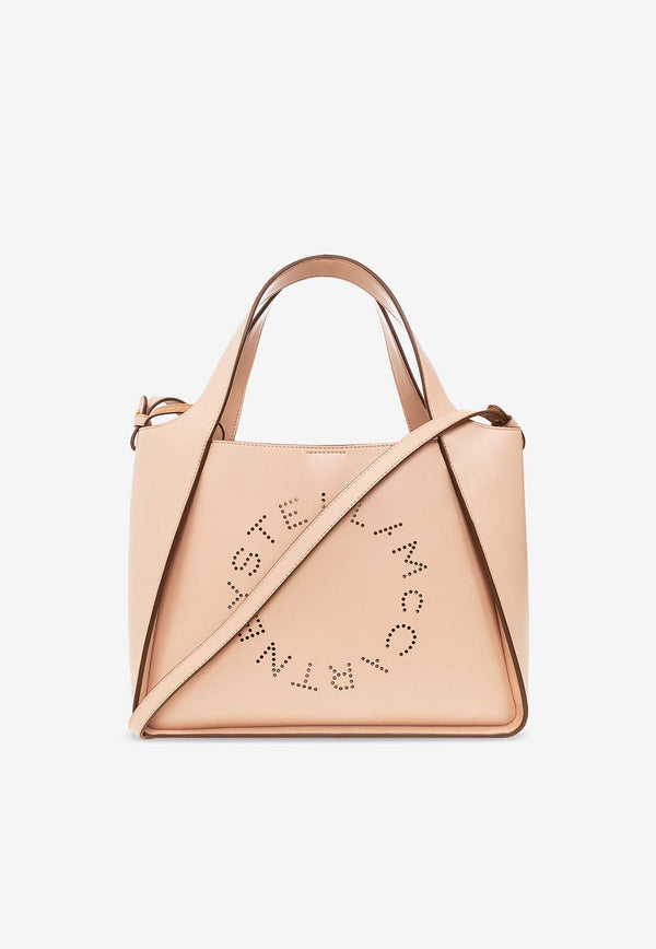 Stella McCartney Perforated Logo Tote Bag Pink 513860 W8542-6802