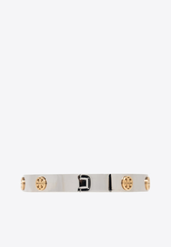 Tory Burch Miller Stud Hinge Bracelet Silver 78420 0-024