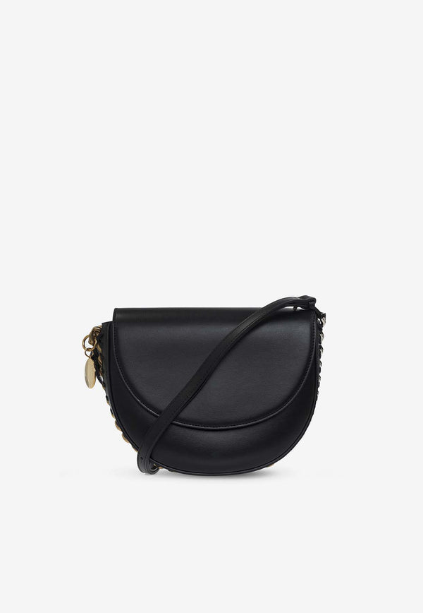 Stella McCartney Medium Frayme Shoulder Bag Black 7B0006 W8839-1000