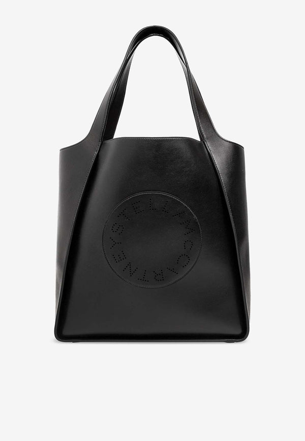 Stella McCartney Perforated Logo Leather Shoulder Bag 7B0031 W8542-1000