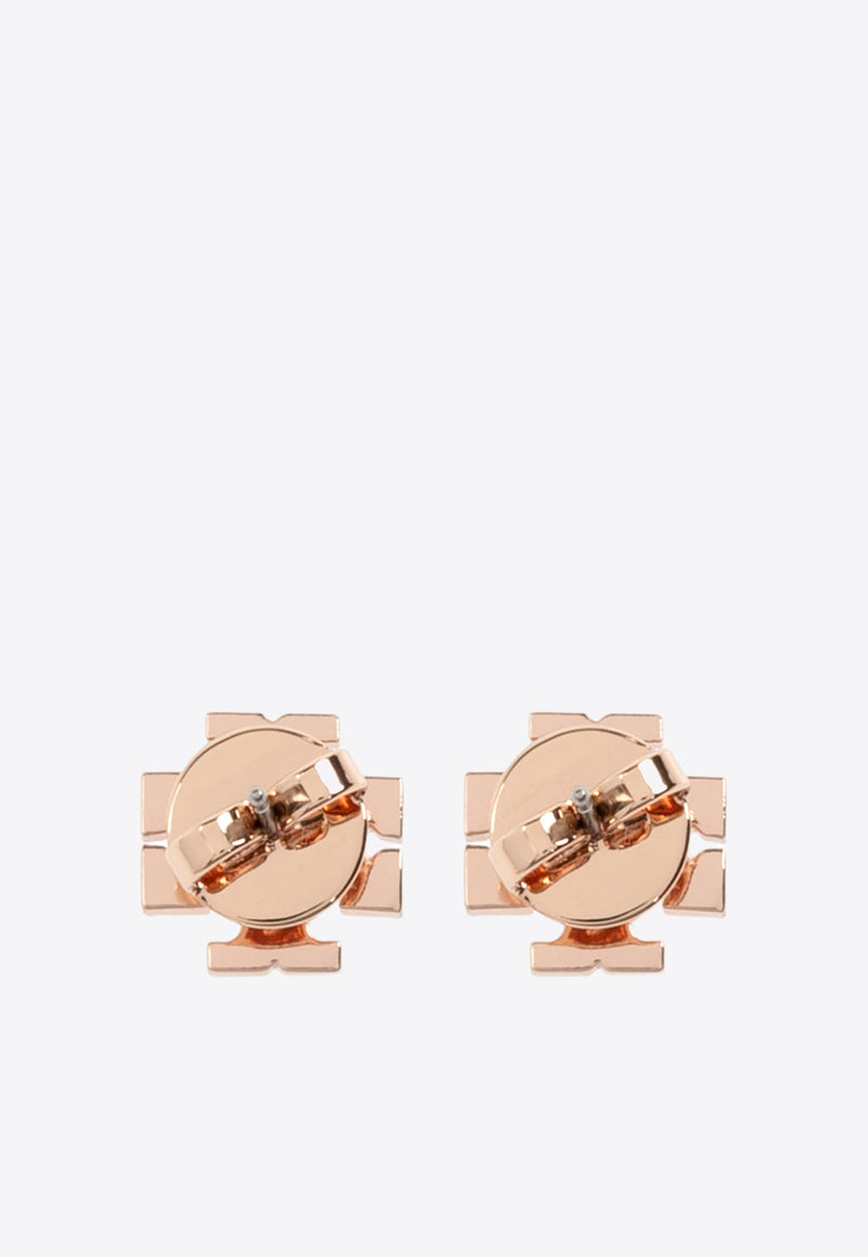 Tory Burch Kira Crystal Pave Stud Earrings Rose Gold 53423 0-696