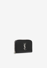 Saint Laurent Cassandre Zipped Wallet Black 535411 0SX0E-1000