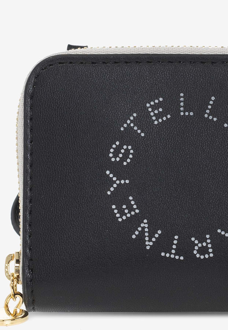 Stella McCartney Logo-Detailed Zip Wallet 7P0006 W8856-1000