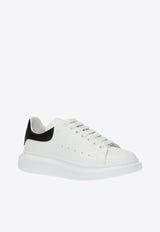 Alexander McQueen Oversized Leather Sneakers White 553680 WHGP5-9061