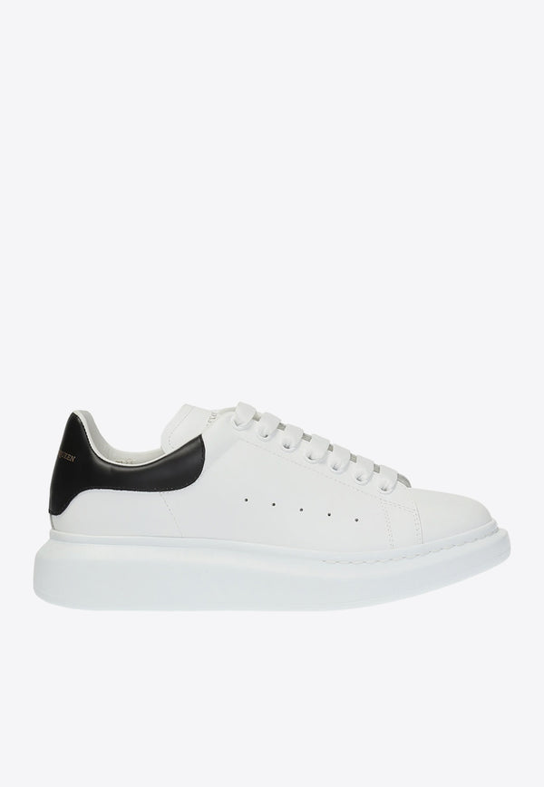 Alexander McQueen Oversized Leather Sneakers White 553680 WHGP5-9061