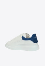 Alexander McQueen Oversized Suede and Leather Sneakers White 553680 WHGP7-9086