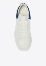 Alexander McQueen Oversized Suede and Leather Sneakers White 553680 WHGP7-9086