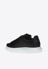 Alexander McQueen Oversized Leather Sneakers Black 553770 WHGP0-1000