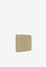 Bottega Veneta Bi-Fold Intrecciato Leather Wallet Travertine 605722 VCPQ6-2920