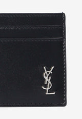 Saint Laurent Monogram Leather Cardholder Black 607603 1JB0E-1000
