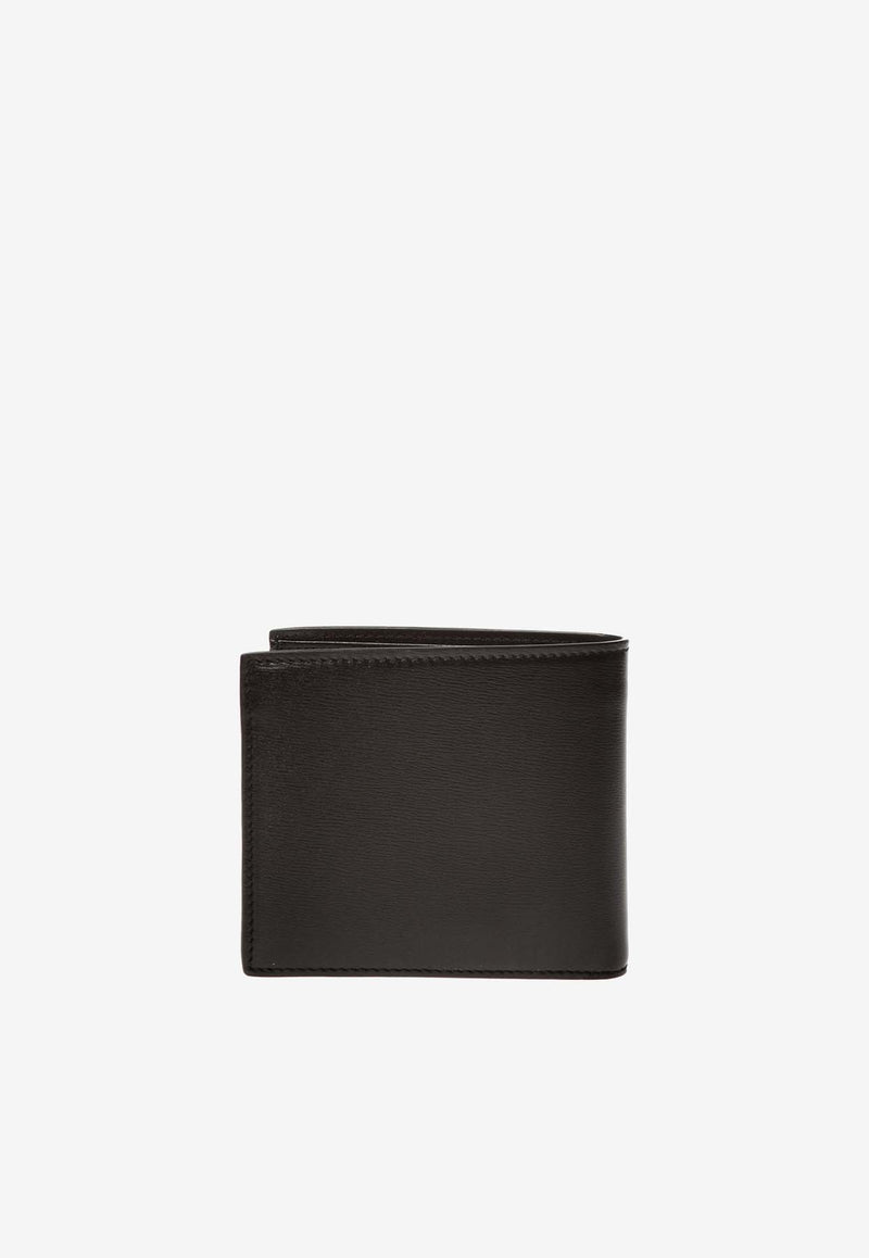 Saint Laurent East/West Leather Bi-Fold Wallet Black 607727 02G0W-1000