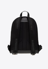 Logo Print Nylon Backpack