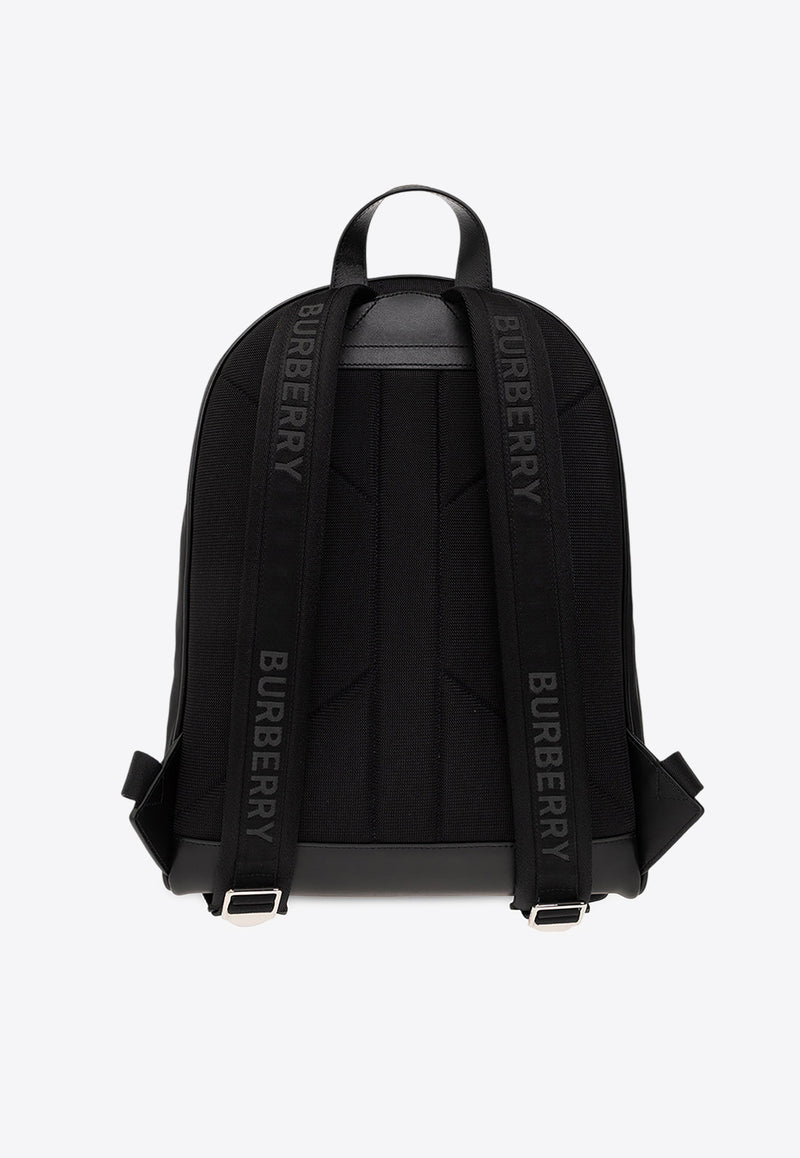 Logo Print Nylon Backpack