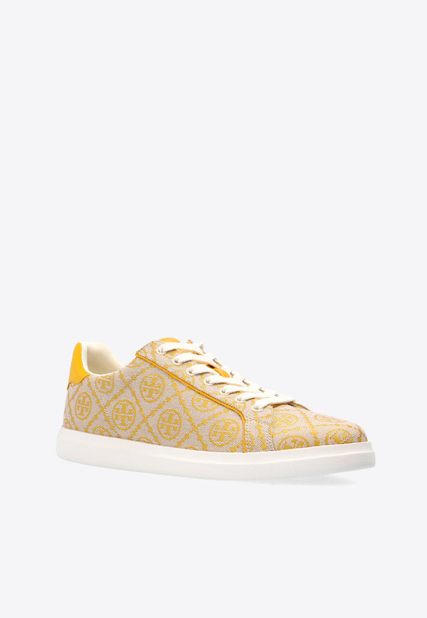 Tory Burch T Monogram Howell Court Sneakers Yellow 81249 0-712