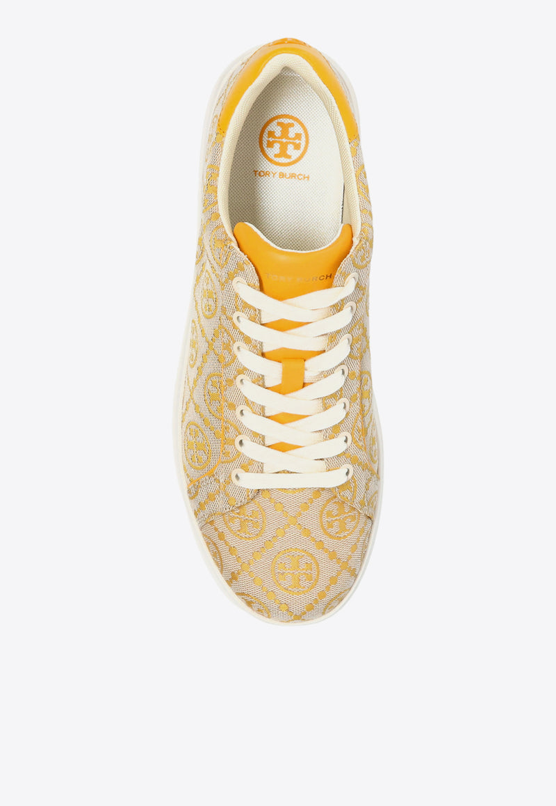 Tory Burch T Monogram Howell Court Sneakers Yellow 81249 0-712