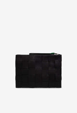 Bottega Veneta Large Intrecciato Leather Pouch Bag Black 649616 V1Q74-1045