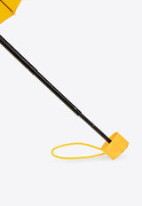 Moschino Logo Folding Umbrella 8351 SUPERMINIU-YELLOW Yellow