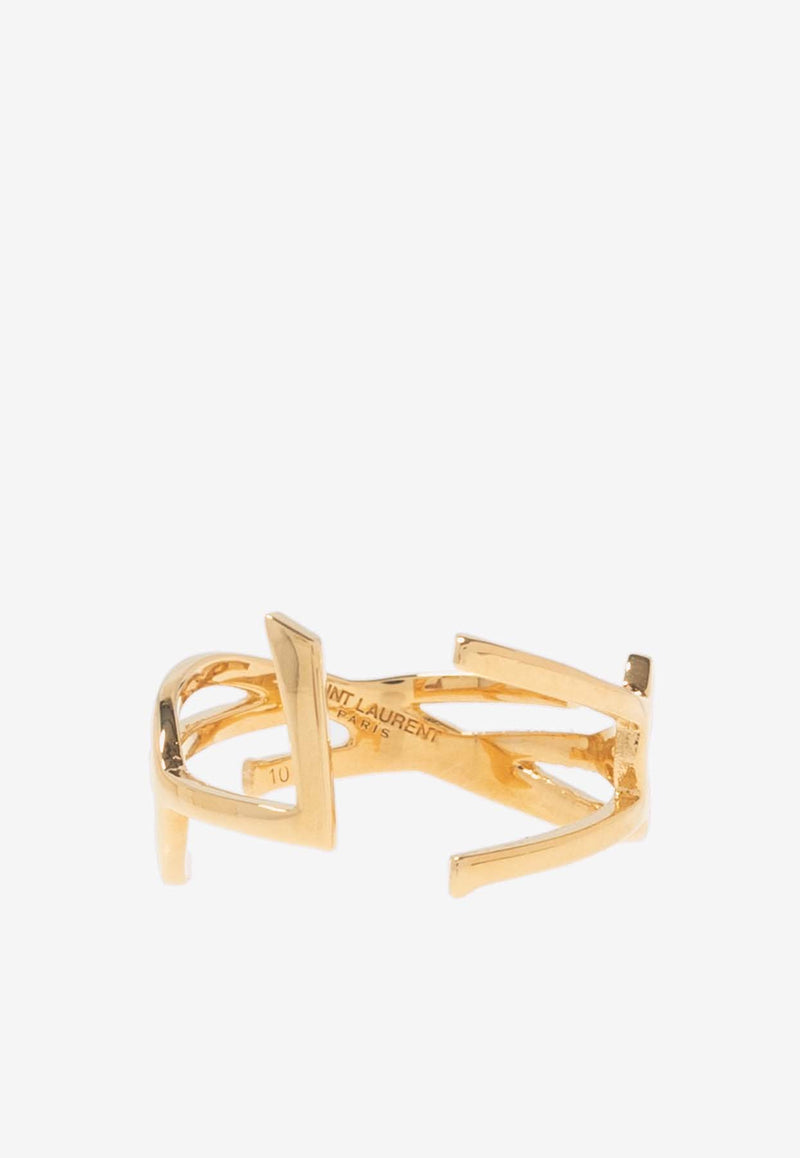Saint Laurent Opyum Twisted Ring Gold 670468 Y1500-8030
