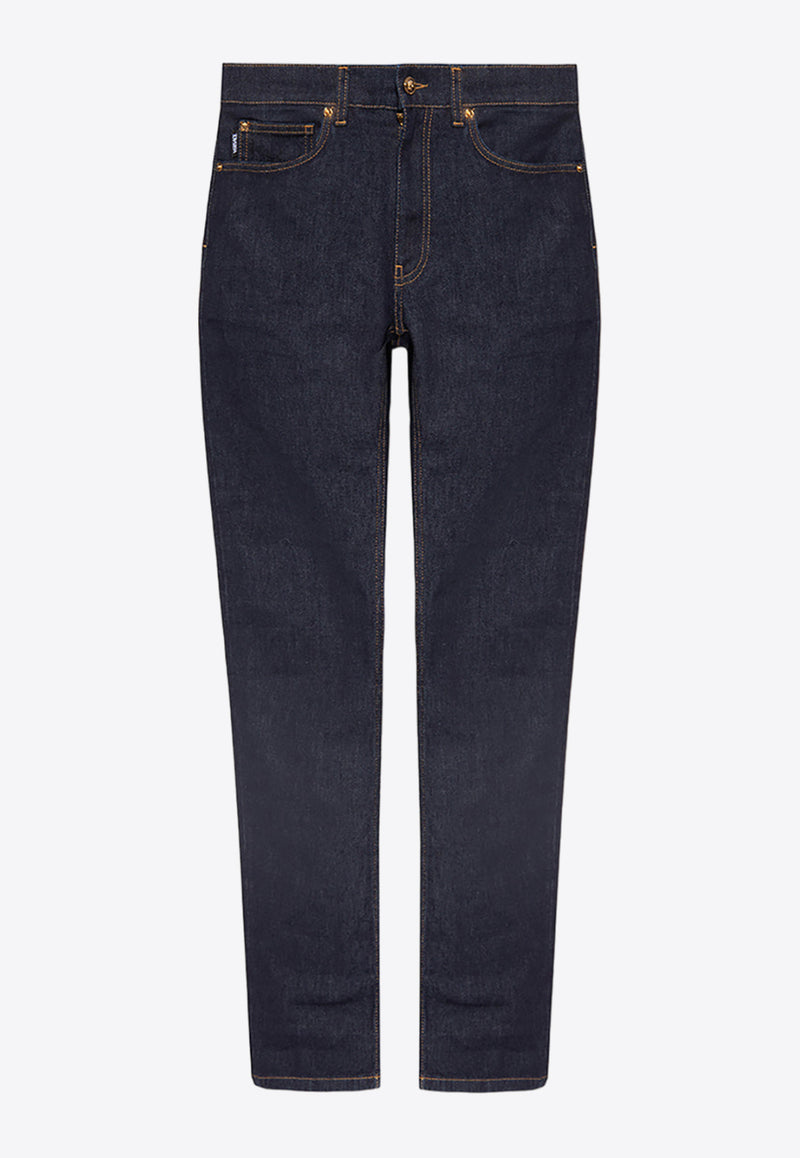 Versace Basic Slim-Fit Jeans Navy A81832 1A02233-1D100