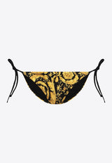 Versace Barocco Print Bikini Bottom Yellow ABD05027 A235870-A7900
