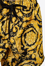 Versace Barocco Print Swim Shorts Yellow ABD05032 A233170-A7900