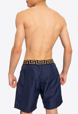 Versace Greca-Waistband Swim Shorts Navy ABU01023 A232415-A70W