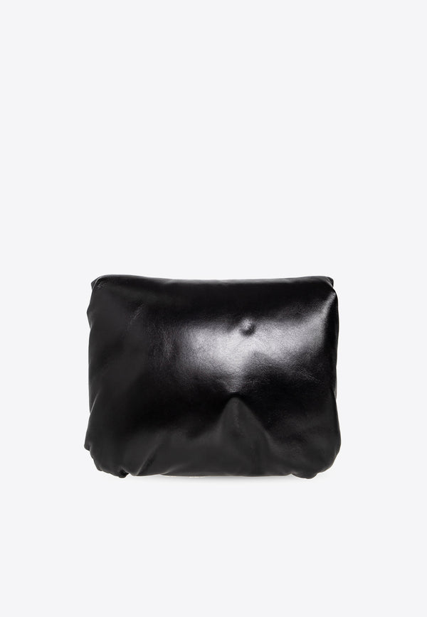 Loewe Goya Puffer Leather Shoulder Bag Black AP40P41X01 0-BLACK