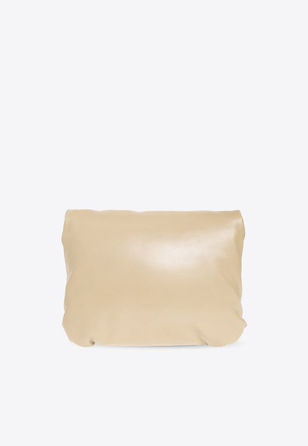Loewe Goya Puffer Leather Shoulder Bag Green AP40P41X01 0-CLAY GREEN