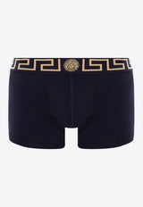 Versace Greca Waistband Boxer Briefs Navy AU10026 A232741-A70W