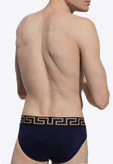 Versace Greca Border Briefs AU10027 A232741-A70W Navy