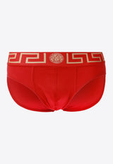 Versace Greca Border Briefs AU10027 A232741-A9X2 Red