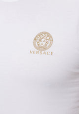 Versace Medusa Short-Sleeved Undershirt - Pack of 2 AU10193 A232741-A1001 White