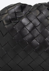 Bottega Veneta Teen Pouch in Intrecciato Leather Black 698895 VCPP0-1229