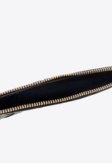 Bottega Veneta Long Zip Cardholder in Intrecciato Leather Black 715581 VCPP3-8425