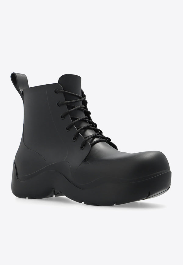 Bottega Veneta Puddle Rain Boots Black 716201 V00P0-1000