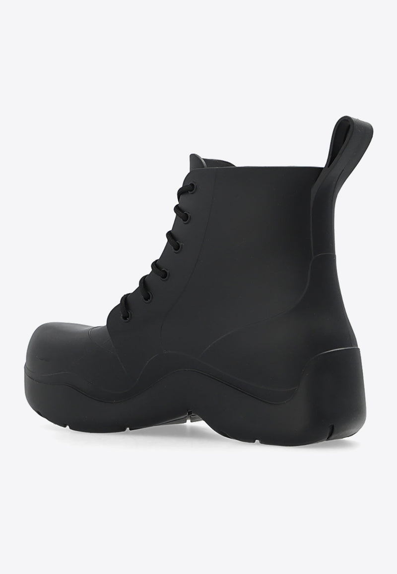 Bottega Veneta Puddle Rain Boots Black 716201 V00P0-1000