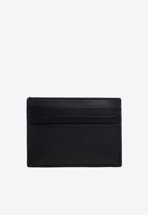 Alexander McQueen The Harness Calf Leather Cardholder Black 726324 1AAD0-1000